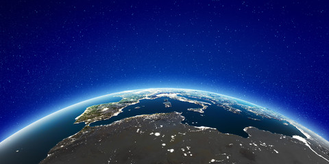 Obraz premium Europe from space