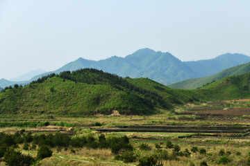 Fototapeta na wymiar North Korea landscape