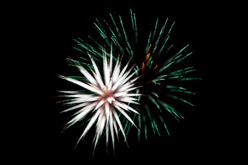 fireworks in the sky