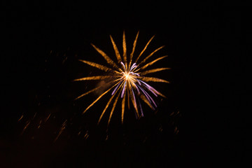 Fototapeta premium fireworks in the sky