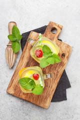 Fresh summer lemonade