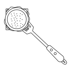 Isolated barbecue spatula design vector illustrator