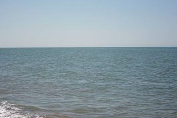 Waves at the sea spanish beach Huelva