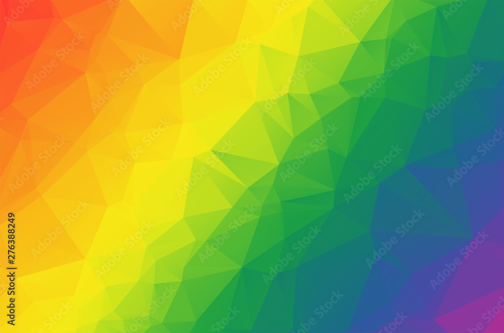 Poster light colorful low poly crystal background. polygon design pattern. low poly vector illustration, lo