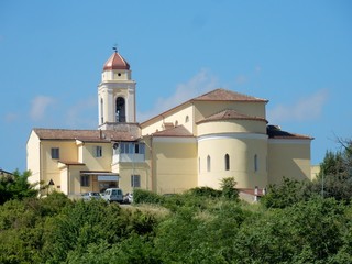 Fototapeta na wymiar San Leucio del Sannio - Chiesa di San Leucio Vescovo