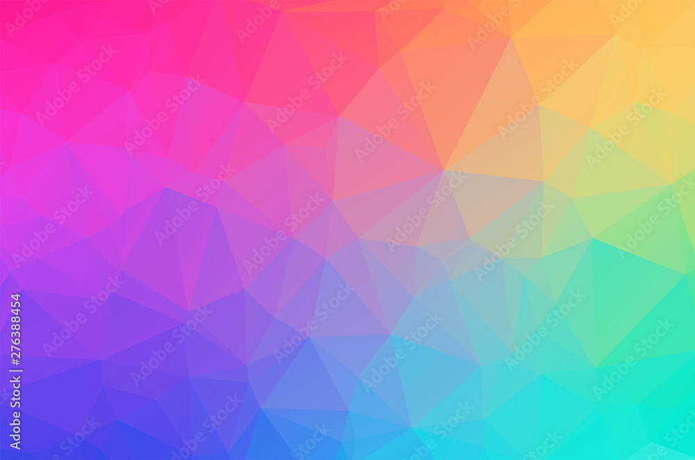 Poster light colorful low poly crystal background. polygon design pattern. low poly vector illustration, lo