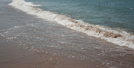 waves in the sea at summer