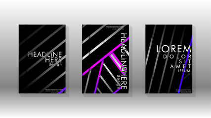 Fototapeta premium Cover book with a geometric design background.