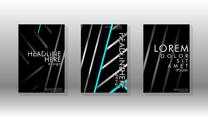 Fototapeta premium Cover book with a geometric design background