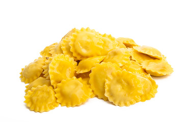 italian ravioli isolated