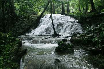 Waterfall at Sa Nang Manora Forest Park, Phang Nga Province, Thailand