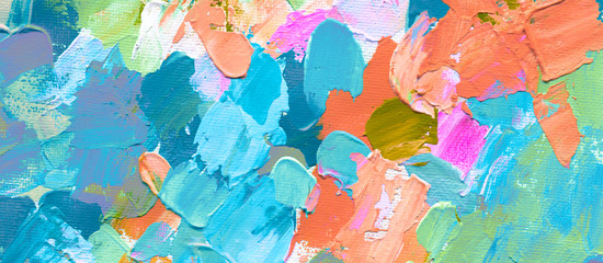 Abstract acrylic and watercolor painting. Canvas background.