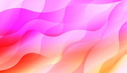 Template Abstract Background With Curves Lines, Wave Shape. Modern Screen Gradient Design. For Greeting Card, Flyer, Poster, Brochure, Banner Calendar. Vector Illustration.