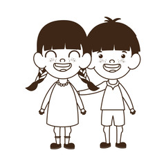 silhouette of couple baby standing smiling