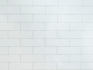 Naklejka premium Biały Cegła Tło Wzór, Szablon
