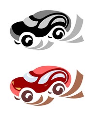 toy car icon, on white background
