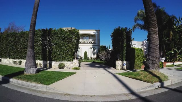 Driving By Beverly Hills California Suburban Homes