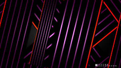 Fototapeta premium Abstract vector background. Geometric Lines - Creative and Inspiration Design