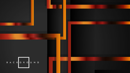 Vector Modern Abstract Squares Backgrounds . with a black and metal color gradient. eps 10 template