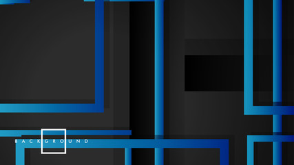 Vector Modern Abstract Squares Backgrounds . with a black green gradient. eps 10 template