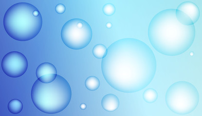 Abstract illustration with blurred drops. For flyer, brochure, booklet and websites design Bright Gradient Color Vector illustration.