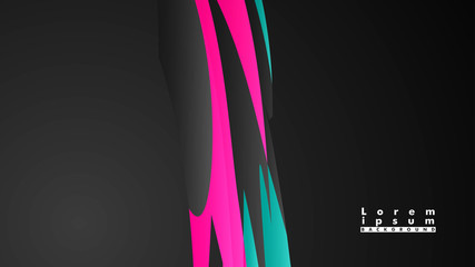 Colorful geometric backgrounds. Simple form composition. Eps10 vector template