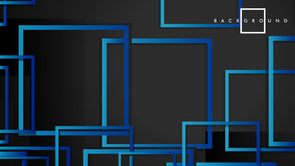 Vector Modern Abstract Squares Backgrounds . with a black green gradient. eps 10 template