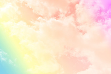 abstract background pastel color clouds sky with space for text or image