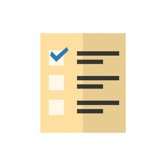 elections flat vector icon