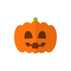 pumpkin flat vector icon