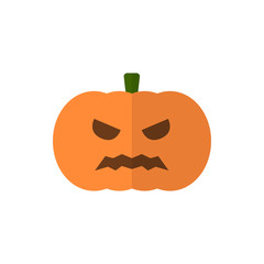 pumpkin flat vector icon