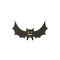 bat flat vector icon