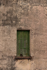 old wooden door
