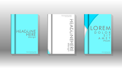 Abstract low circle shape background for corporate business annual report book cover brochure flyer poster. Eps10 vector template