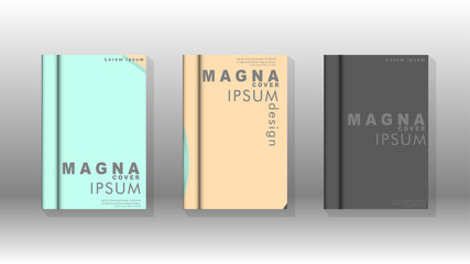 Abstract low circle shape background for corporate business annual report book cover brochure flyer poster. Eps10 vector template