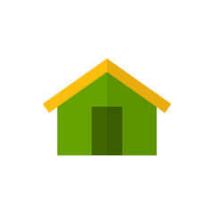 Fototapeta na wymiar house flat vector icon