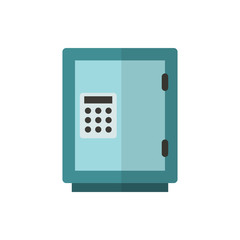 safe flat vector icon