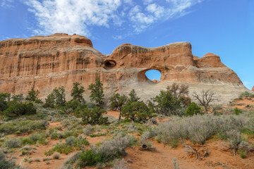 Landscape View of Tunnel Arch