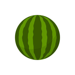 watermelon flat vector icon