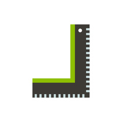 straightedge flat vector icon
