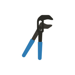 press-pliers is flat vector icon