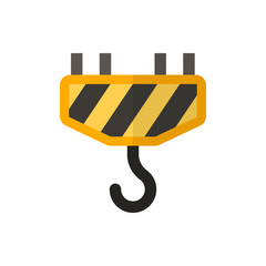hook flat vector icon