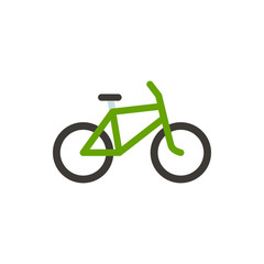 Fototapeta premium bicycle flat vector icon