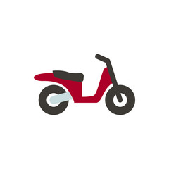 scooter flat vector icon