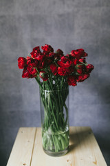 Beautiful bouquet of flowers in a vase