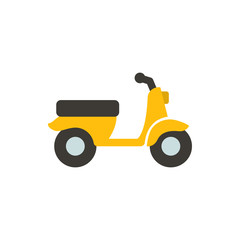 scooter flat vector icon