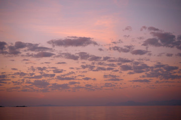 Brilliant coloured sky background
