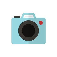 camera flat vector icon