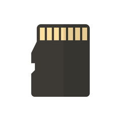 storage card flat vector icon