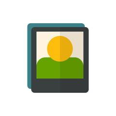 camera flat vector icon